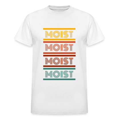 "Moist" Unisex Ultra Cotton Adult T-Shirt - white