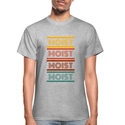 "Moist" Unisex Ultra Cotton Adult T-Shirt - heather gray