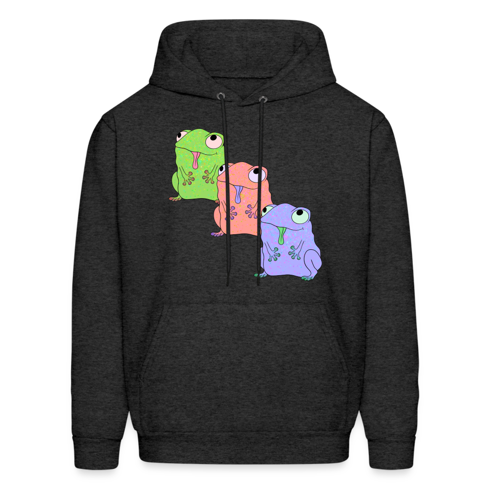 Froggy Friends Unisex Hanes Hoodie - charcoal grey