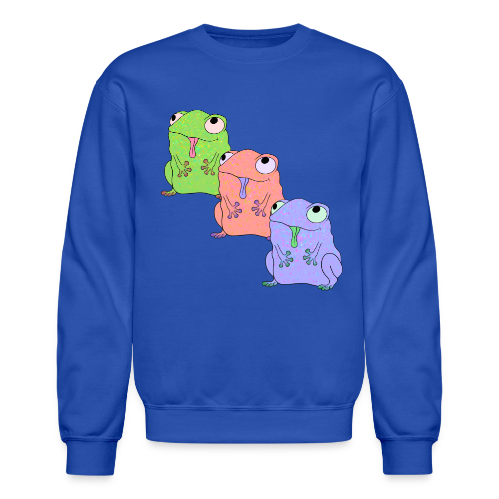 Froggy Friends Crewneck Sweatshirt - royal blue