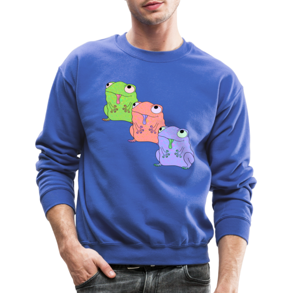Froggy Friends Crewneck Sweatshirt - royal blue