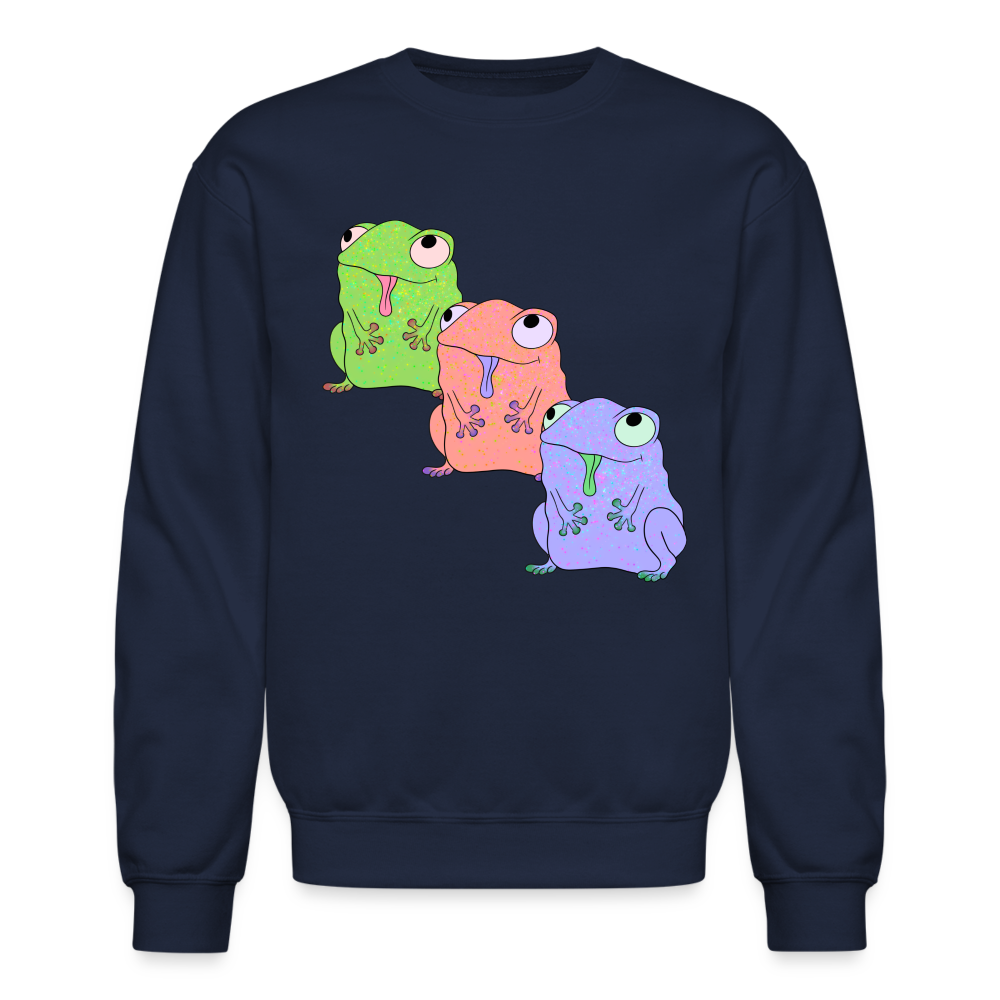 Froggy Friends Crewneck Sweatshirt - navy