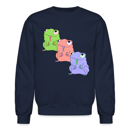 Froggy Friends Crewneck Sweatshirt - navy