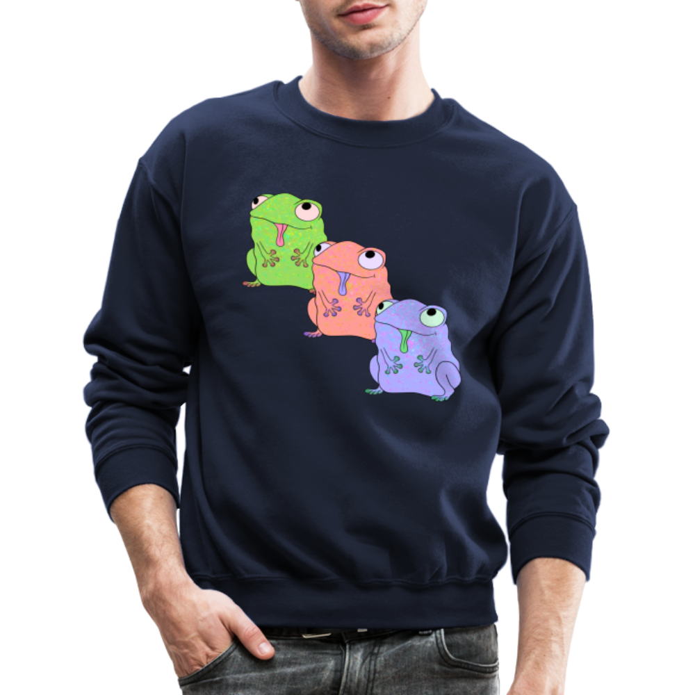 Froggy Friends Crewneck Sweatshirt - navy