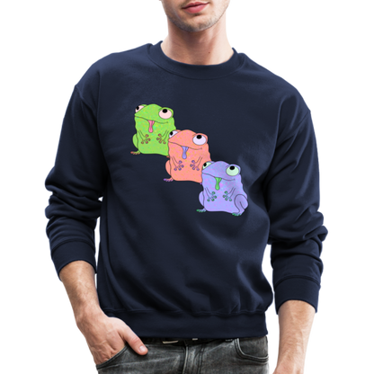 Froggy Friends Crewneck Sweatshirt - navy