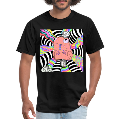 Acid Frogs Unisex Fruit of a Loom Classic T-Shirt - black