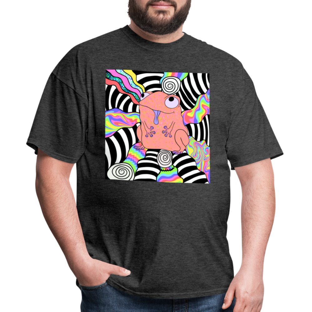 Acid Frogs Unisex Fruit of a Loom Classic T-Shirt - heather black