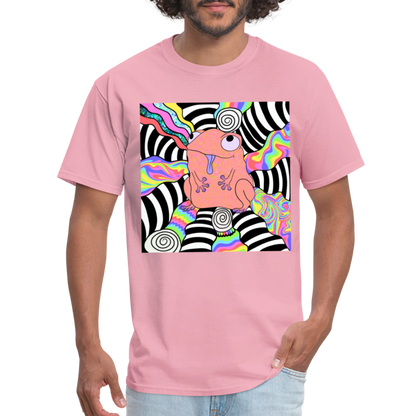 Acid Frogs Unisex Fruit of a Loom Classic T-Shirt - pink