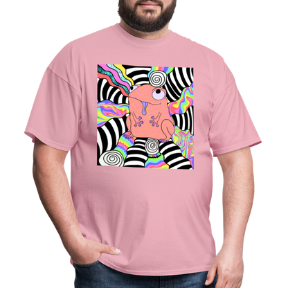 Acid Frogs Unisex Fruit of a Loom Classic T-Shirt - pink