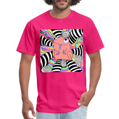 Acid Frogs Unisex Fruit of a Loom Classic T-Shirt - fuchsia