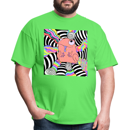 Acid Frogs Unisex Fruit of a Loom Classic T-Shirt - kiwi