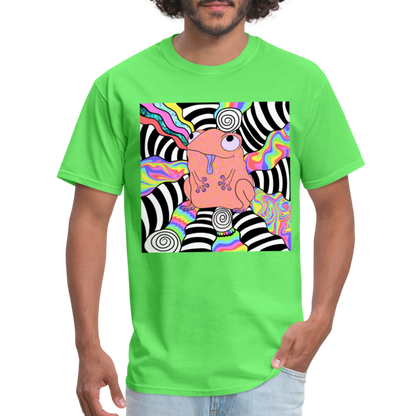 Acid Frogs Unisex Fruit of a Loom Classic T-Shirt - kiwi