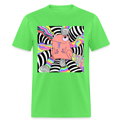 Acid Frogs Unisex Fruit of a Loom Classic T-Shirt - kiwi
