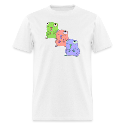 Froggy Friends Unisex Ultra Cotton Adult T-Shirt - white