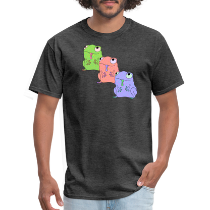 Froggy Friends Unisex Ultra Cotton Adult T-Shirt - heather black
