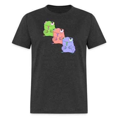 Froggy Friends Unisex Ultra Cotton Adult T-Shirt - heather black