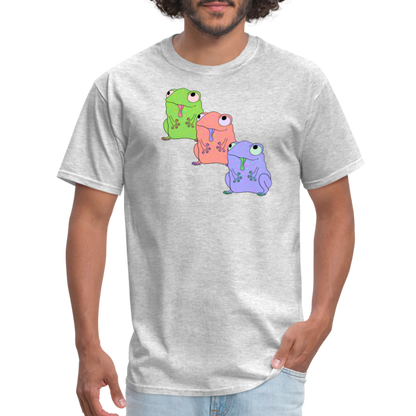 Froggy Friends Unisex Ultra Cotton Adult T-Shirt - heather gray