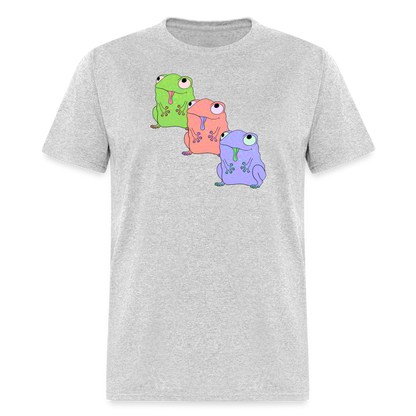 Froggy Friends Unisex Ultra Cotton Adult T-Shirt - heather gray