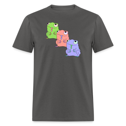 Froggy Friends Unisex Ultra Cotton Adult T-Shirt - charcoal