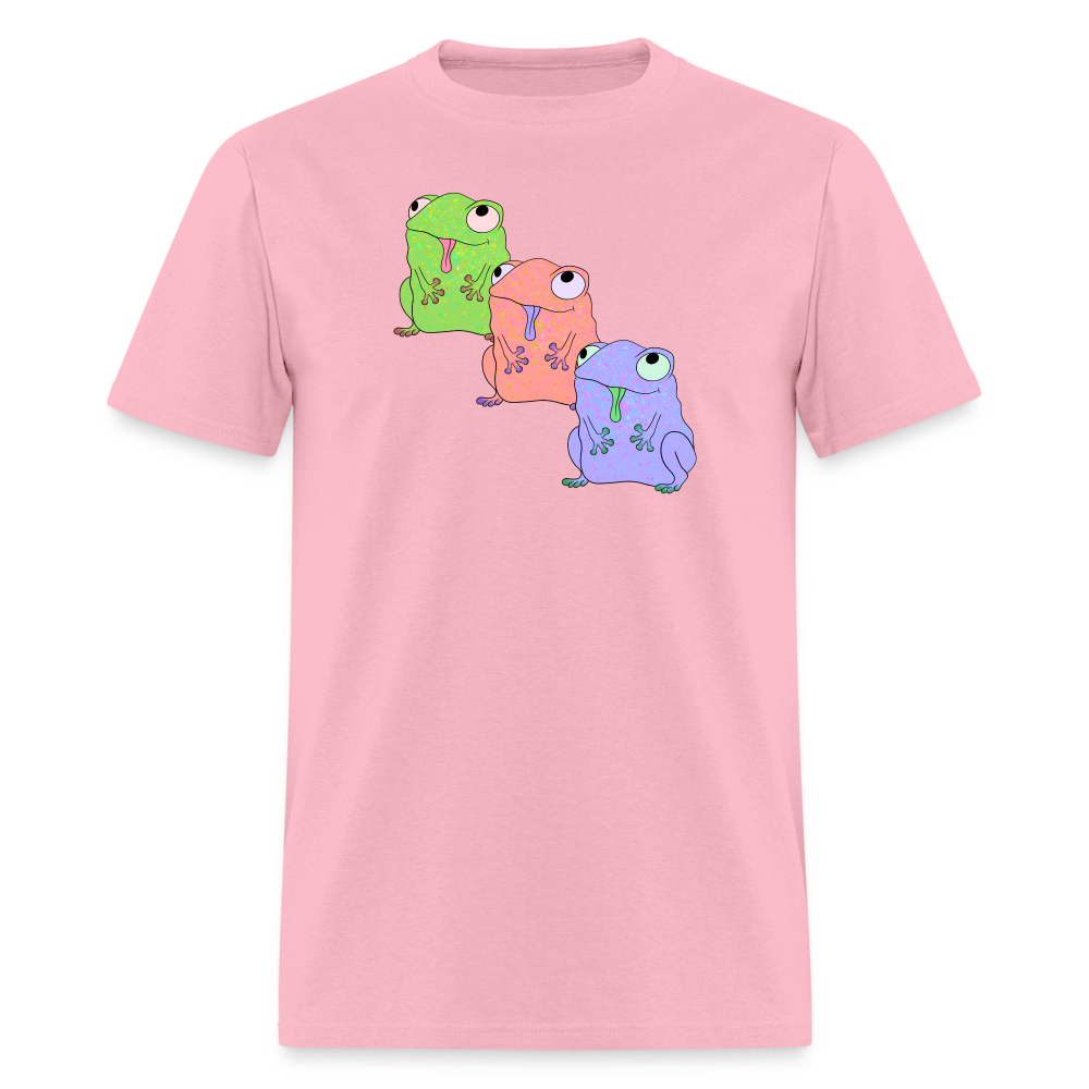 Froggy Friends Unisex Ultra Cotton Adult T-Shirt - pink