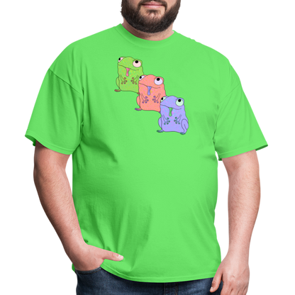 Froggy Friends Unisex Ultra Cotton Adult T-Shirt - kiwi