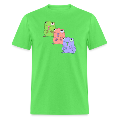Froggy Friends Unisex Ultra Cotton Adult T-Shirt - kiwi