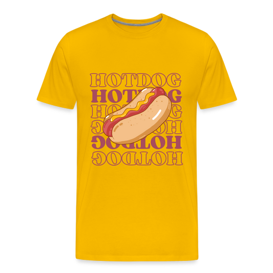 MmmMmm.. Hotdog Shirt - sun yellow