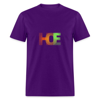H.O.E unisex Fruit of the Loom classic T-shirt - purple