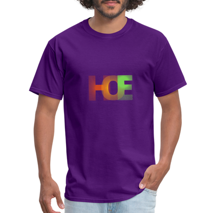 H.O.E unisex Fruit of the Loom classic T-shirt - purple
