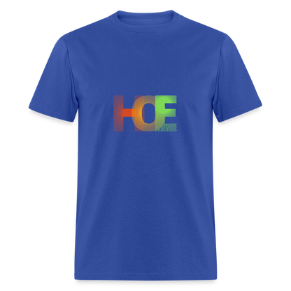 H.O.E unisex Fruit of the Loom classic T-shirt - royal blue