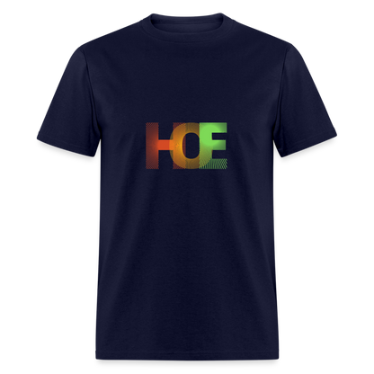 H.O.E unisex Fruit of the Loom classic T-shirt - navy